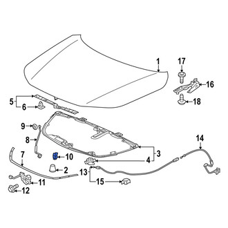 Acura OE - Hood Prop Rod Retainer