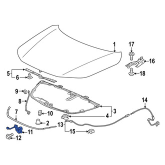 Acura OE - Front Hood Latch