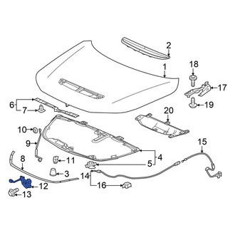 Acura OE - Front Hood Latch