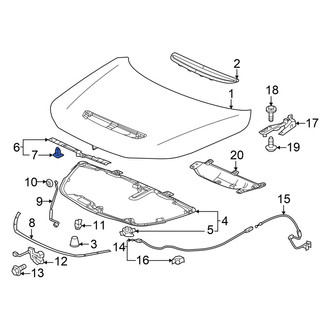 Acura OE - Hood Seal Clip