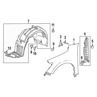 Acura OE - Fender & Components