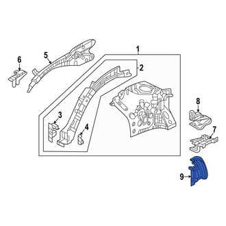 Acura OE - Fender Apron Brace