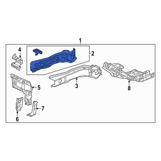 Acura OE - Front Right Outer Frame Side Member