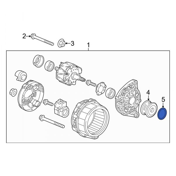 Alternator Pulley Cap