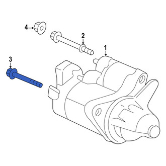 Acura OE - Upper Starter Bolt