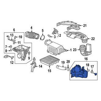 Acura OE - Engine Air Intake Resonator