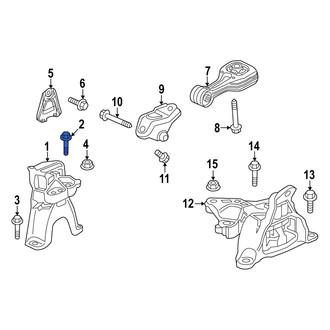 Acura OE - Engine Mount Bolt