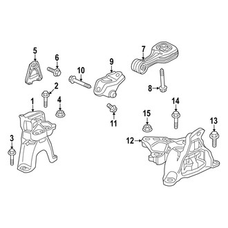 Acura OE - Engine / Transaxle - Engine & Transmission Mounting