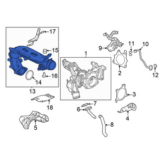 Acura OE - Turbocharger Inlet Hose