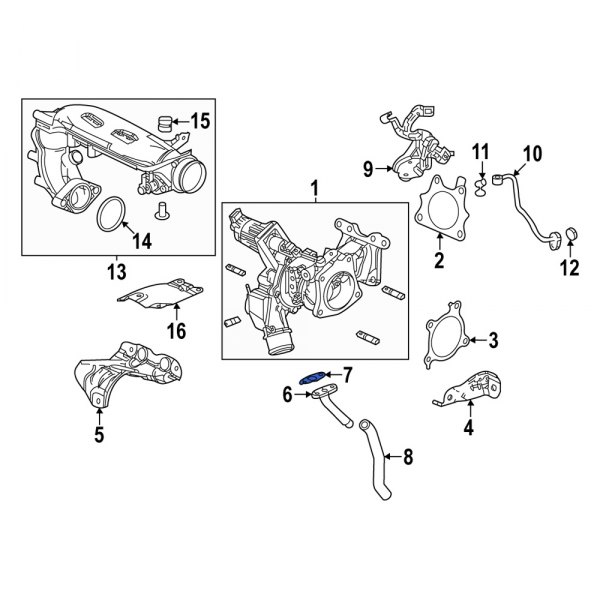 Turbocharger Oil Line Gasket