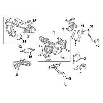 Acura OE - Engine / Transaxle - Turbocharger & Components
