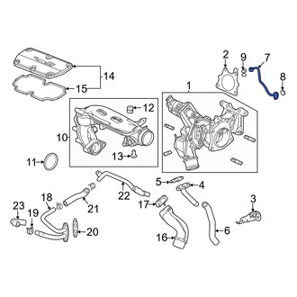 Acura OE - Turbocharger Oil Line