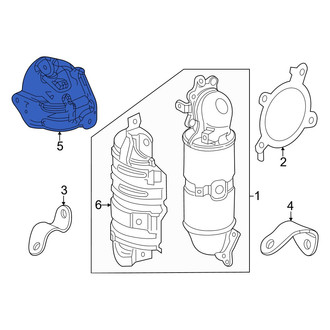 Acura OE - Upper Catalytic Converter Heat Shield