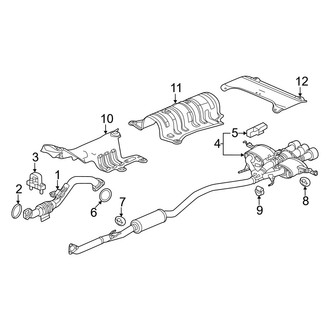 Acura OE - Exhaust System - Exhaust Components (2.0L)