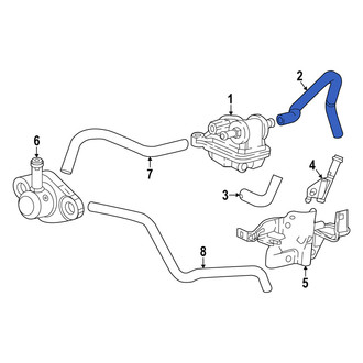 Acura OE - Upper Evaporative Emissions System Lines