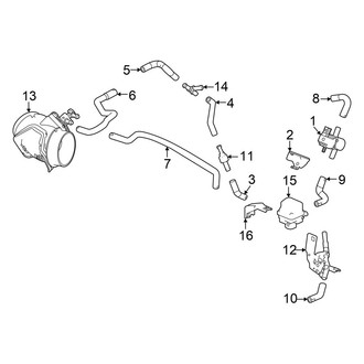 Acura OE - Emission System - Emission Components (Purge Control Valve), (2.0L)