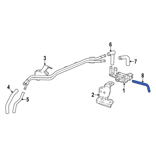 Secondary Air Injection Pump Hose