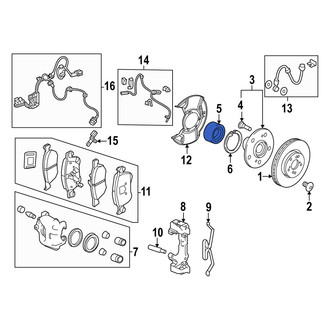 Acura OE - Front Wheel Bearing