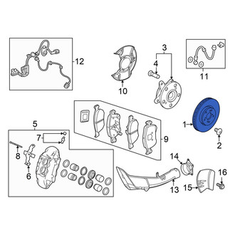 Acura OE - Front Disc Brake Rotor