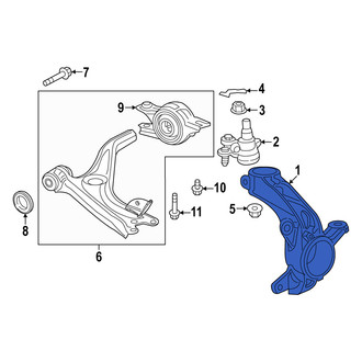 Acura OE - Left Steering Knuckle