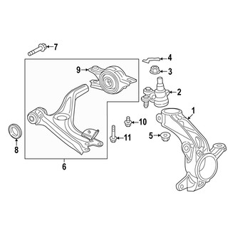 Acura OE - Front Suspension - Suspension Components (Base / A-Spec)