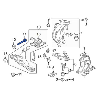Acura OE - Suspension Control Arm Bolt