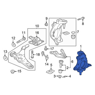 Acura OE - Left Steering Knuckle
