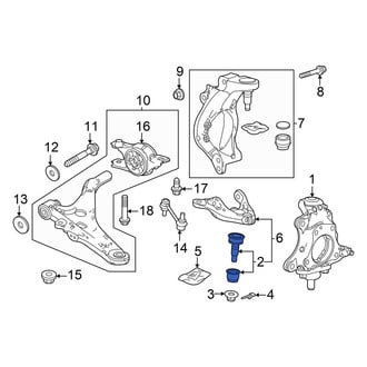 Acura OE - Front Lower Suspension Ball Joint