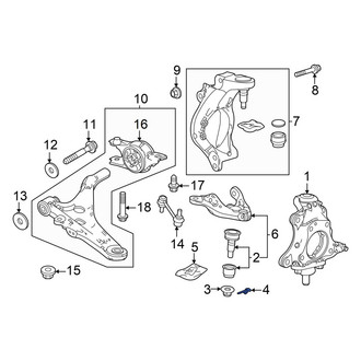 Acura OE - Suspension Ball Joint Lock Pin