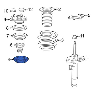 Acura OE - Front Right Upper Coil Spring Insulator