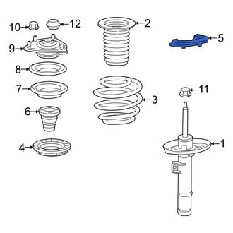 Acura OE - Front Left Lower Coil Spring Insulator