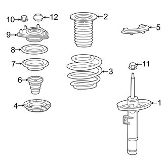 Acura OE - Front Suspension - Struts & Components (Type S)