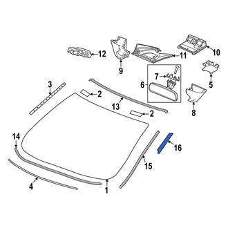 Acura OE - Windshield Molding Clip