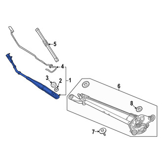 Acura OE - Left Wiper Arm