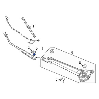 Acura OE - Wiper Arm Nut