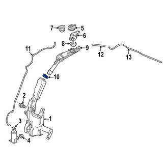 Acura OE - Washer Fluid Reservoir Filler Pipe Grommet