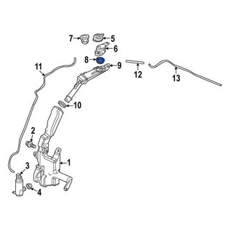 Acura OE - Washer Fluid Reservoir Filler Pipe Grommet