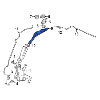 Acura OE - Front Lower Washer Fluid Reservoir Filler Pipe