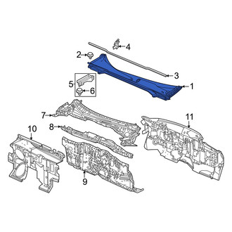 Acura OE - Front Cowl Cover