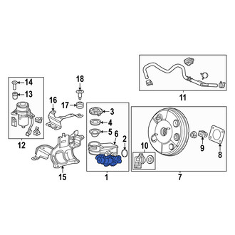 Acura OE - Brake Master Cylinder