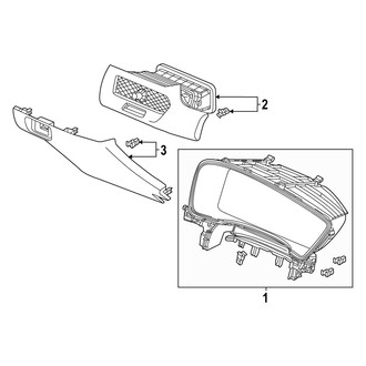 Acura OE - Instrument Panel Components (Driver Side)