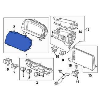 Acura OE - Instrument Panel Lens
