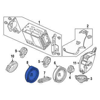 Acura OE - Center Rear Speaker