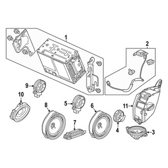 Acura OE - Instrument Panel - Sound System