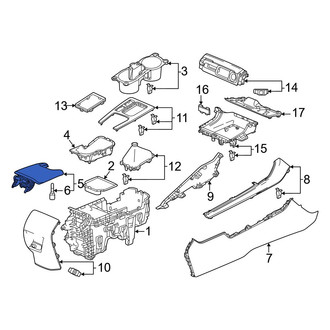 Acura OE - Console Armrest
