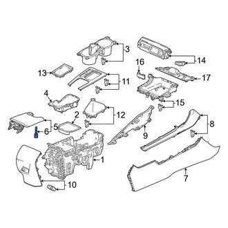 Acura OE - Console Armrest Bumper