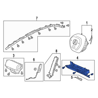 Acura OE - Left Lower Instrument Panel Air Bag