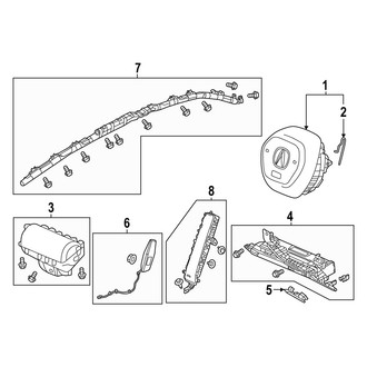 Acura OE - Restraint Systems - Air Bag Components (Air Bags)