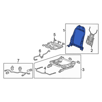 Acura OE - Front Right Seat Back Frame