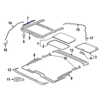 Acura OE - Sunroof Frame Seal